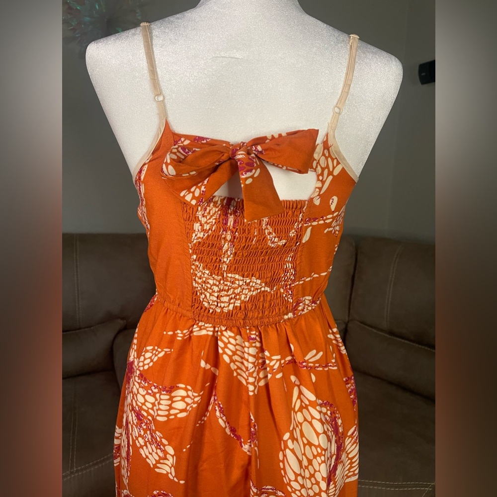 NWT Band of the Free Floral Wrap Dress Sz S Summer Boho Wedding Beach Party Date - Picture 9 of 14